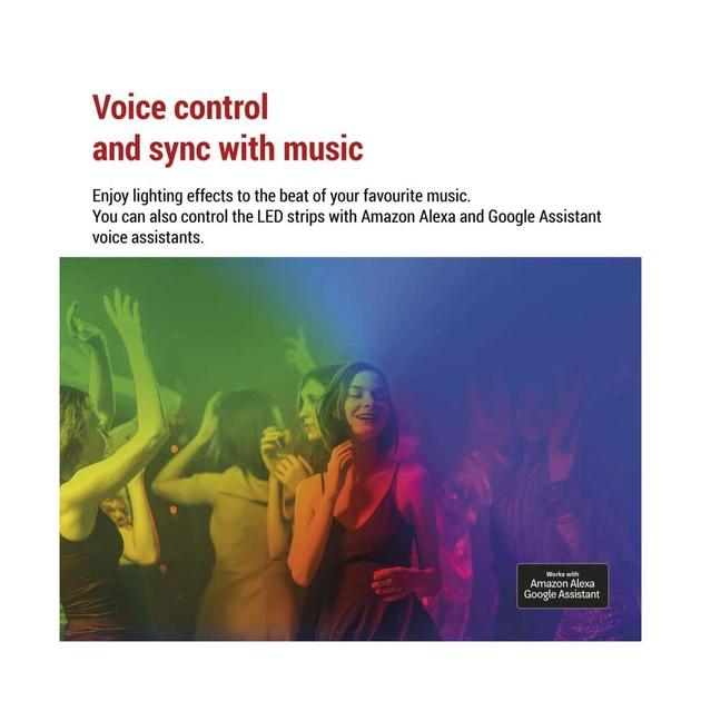 Світлодіодна стрічка EMOS ZPW313I NEON white 3 m 24 Вт RGBIC WiFi (ZPW313I) - зображення 9