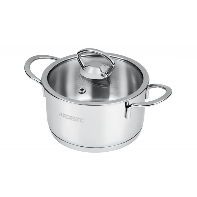 Каструля ARDESTO Luna з кришкою 1,2 л (AR0612S) - зображення 1