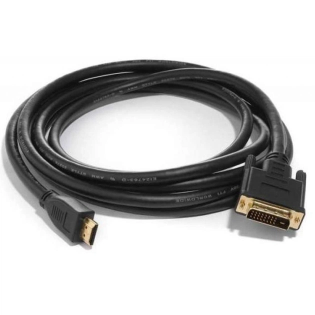 Кабель мультимедийный HDMI M to DVI M 3.0m 24+1pin Atcom (3810) - изображение 1