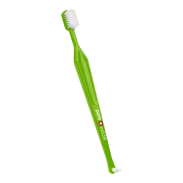 Зубна щітка Paro Swiss exS39 ультрамягкая салатовая (7610458007143-light-green) - зображення 1