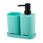 Набор для ванной комнаты Ardesto Vigor 3 предмета Голубой 380 мл (ARHB3106TB) - уменьшенное изображение 1