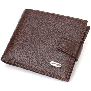 Гаманець Canpellini З натуральної шкіри Флотар Коричневий (21886) зображення 1