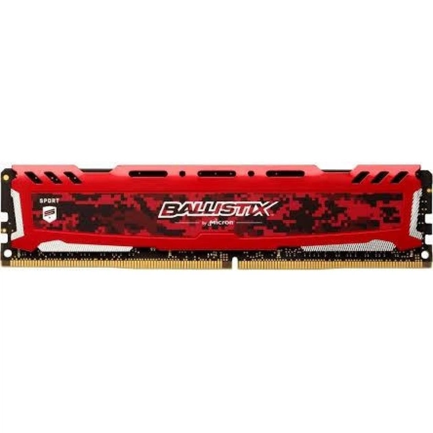 Модуль пам'яті для комп'ютера DDR4 32GB (2x16GB) 3000 MHz Ballistix Sport LT Red Micron (BLS2K16G4D30AESE) - изображение 1