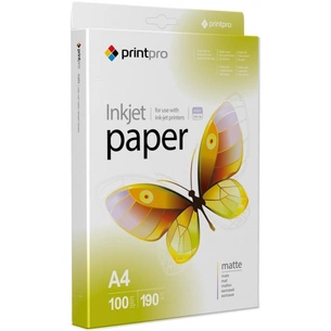 Фотопапір PrintPro A4 (PME190100A4) зображення 1