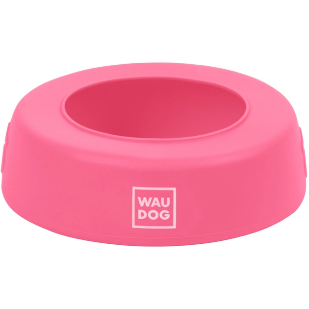 Посуд для собак WAUDOG Silicone Миска-непроливайка 750 мл рожева (50787) - зображення 1