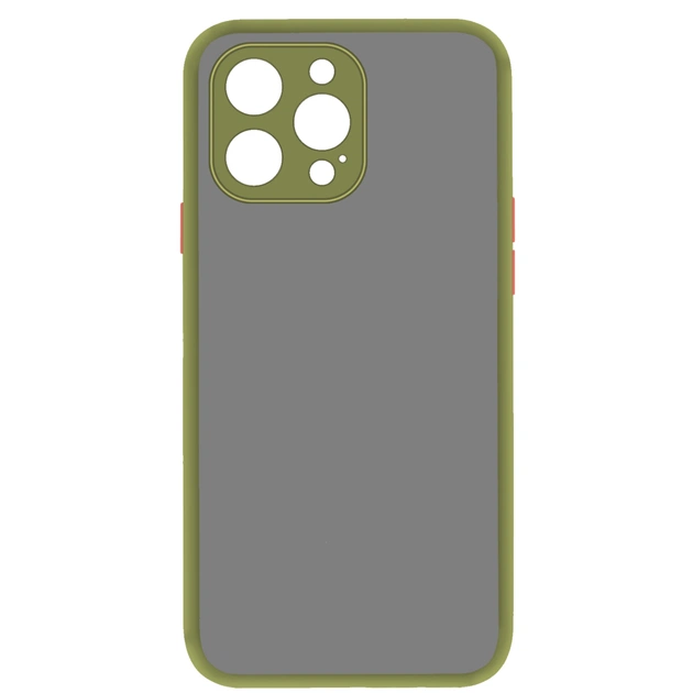 Чохол до мобільного телефона MAKE Apple iPhone 13 Pro Max Frame (Matte PC+TPU) Green (MCMF-AI13PMGN) - изображение 1
