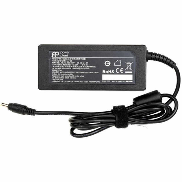 Блок питания к ноутбуку PowerPlant ASUS 220V, 19V 50W 2.64A (4.8*1.7) (AS50F4817) - изображение 1