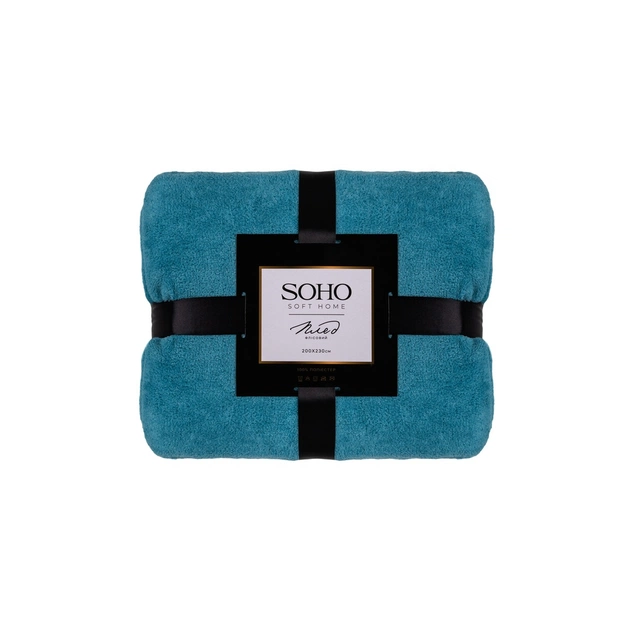 Плед Soho флісовий 200x230 см Pattern blue (1005К) - изображение 1