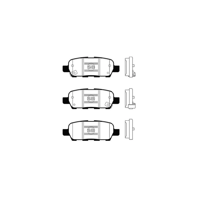 Тормозные колодки HI-Q SP1250 - изображение 1