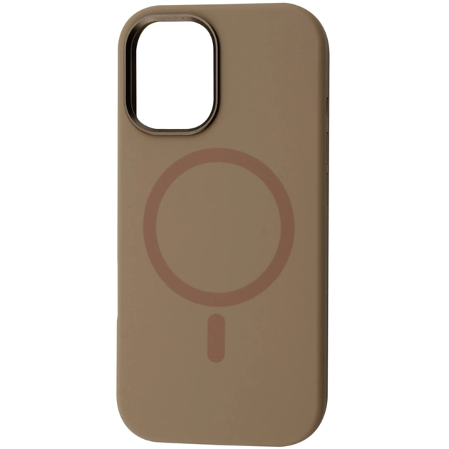 Чохол до мобільного телефона BeCover FIBRA Silicone OmniMag Apple iPhone 17 Brown (716196) - зображення 1