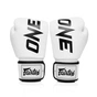 Боксерські рукавички Fairtex BGV1-ONE (натуральна шкіра) White 14 унцій (бинти в комплекті) (BGV1-ONE_14oz_White) - зменшене зображення 3