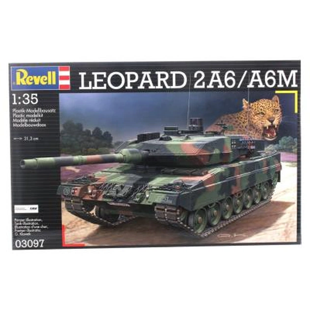 Збірна модель Revell Танк Leopard 2A6 / A6M 1:35 (3097) - зображення 1