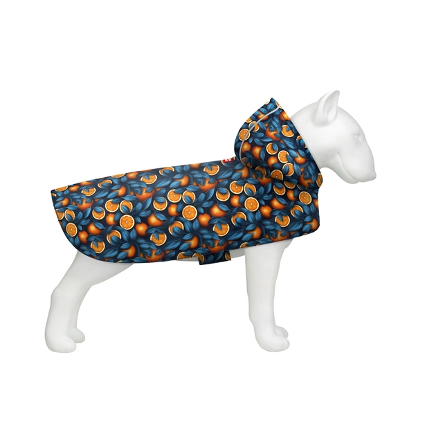 Дождевик для животных WAUDOG Clothes Накидка с капюшоном Апельсины S (356-4054) - изображение 1