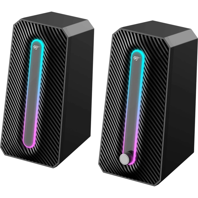 Акустическая система Havit HV-SK216 USB RGB Black (6939119052249) - изображение 1