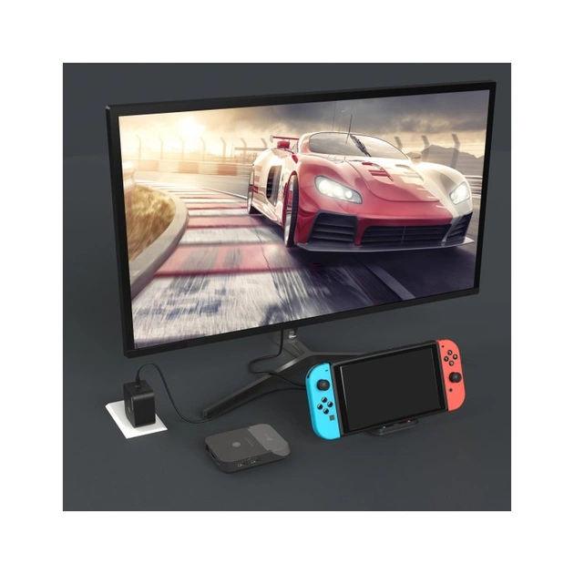 Порт-реплікатор J5create Dock-Station Nintendo Switch (HDMI/PD/USB-A/USB-C/LAN) (JCD620-N) - picture 5