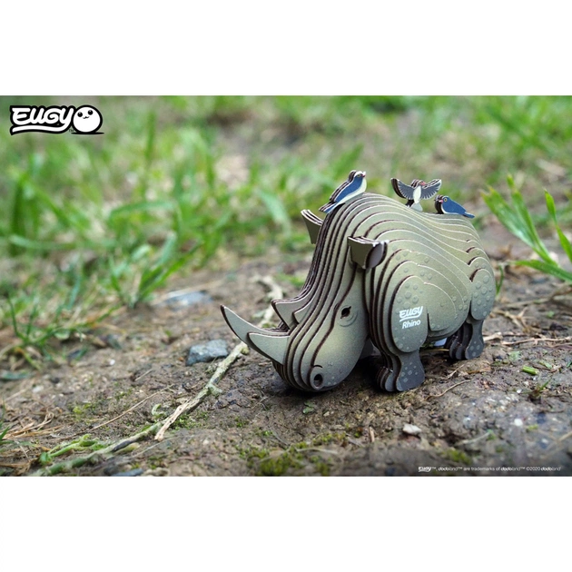 Пазл Eugy 3D Зоопарк Носоріг (XEG-076) - picture 7