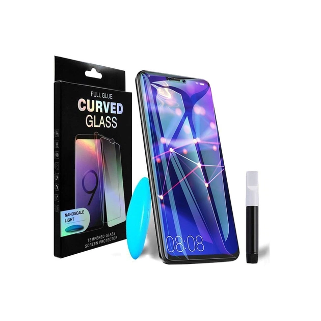 Стекло защитное PowerPlant Xiaomi Mi 10 Pro (liquid glue + UF-lamp) (GL607907) - изображение 1