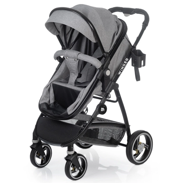 Коляска BabyHit Winger Light Grey трансформер (73556) - зображення 9