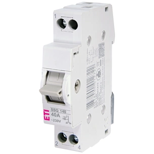 Перемикач трипозиційний ETI SSQ 140 "1-0-2", 1p 40A (2421415) зображення 1