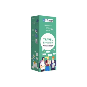 Навчальний набір English Student Картки для вивчення англійської мови Travel English Для подорожей , українська (59123280) зображення 1