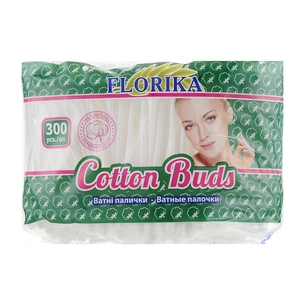 Ватні палички Florika 300 шт. (4820194350271) зображення 1