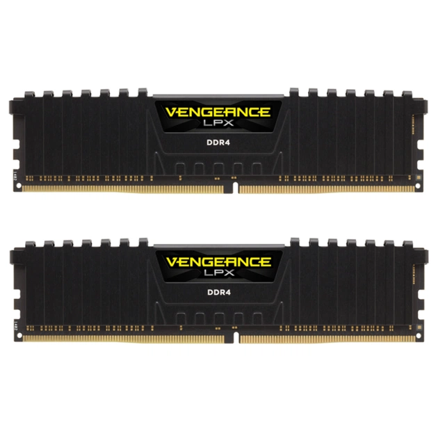 Модуль пам'яті для комп'ютера DDR4 64GB (2x32GB) 3600 MHz Vengeance LPX Black Corsair (CMK64GX4M2D3600C18) - изображение 1