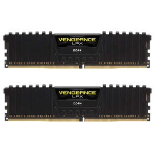 Модуль пам'яті для комп'ютера DDR4 64GB (2x32GB) 3600 MHz Vengeance LPX Black Corsair (CMK64GX4M2D3600C18) зображення 1