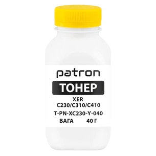 Тонер XER C230/C310/C410, 40 г, Yellow Patron (PN-XC230-Y-040) зображення 1