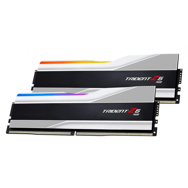 Модуль памяти для компьютера DDR5 32GB (2x16GB) 6000 MHz Trident Z5 RGB Silver G.Skill (F5-6000J3636F16GX2-TZ5RS) - изображение 4