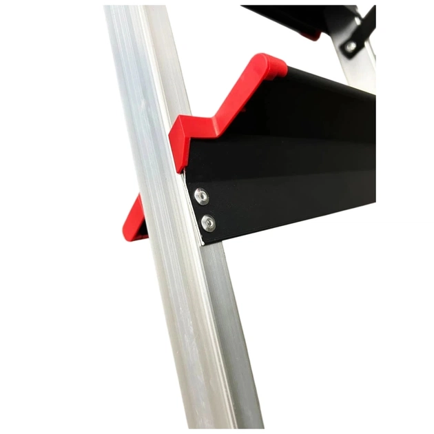 Драбина GTM cтремянка 3сх. верхя сходинка-0,63м, сходинки 13см., анодований (KMH0103BP) - picture 5