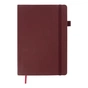 Книга записна Buromax Brief 96 аркушів А5 у клітинку темно-червоний (BM.295104-13) - зменшене зображення 1