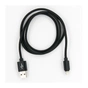 Дата кабель USB 2.0 AM to Lightning 1.0m black Dengos (NTK-L-MT-BLACK) - зменшене зображення 1