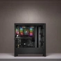 Корпус Corsair iCUE 4000X RGB Tempered Glass Black (CC-9011204-WW) - зменшене зображення 10