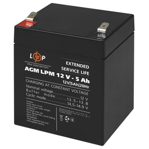 Батарея до ДБЖ LogicPower LPM 12В 5 Ач (3861) зображення 1