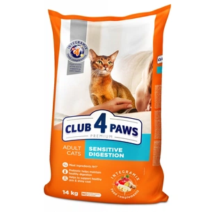 Сухий корм для кішок Club 4 Paws Преміум. Чутливе травлення 14 кг (4820083909399) зображення 1