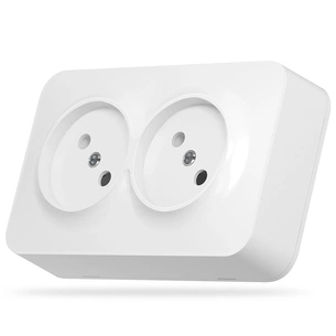 Розетка Videx BINERA IP20 зовнішня 2ая біла (VF-BNS22-W) зображення 1