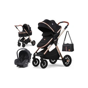 Коляска Kidilo 3в1 H2D (Black) (1111556) зображення 1