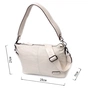 Сумка Vintage Жіноча з двома знімними ременями з натуральної шкіри Біла (22377) - зменшене зображення 3