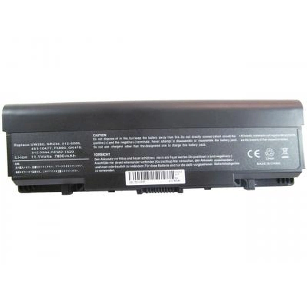 Акумулятор до ноутбука AlSoft Dell Inspiron 1520 GK479 7800mAh 9cell 11.1V Li-ion (A41293) - зображення 1