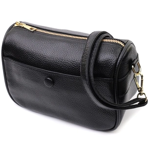 Сумка Vintage З натуральної шкіри Чорна (22590) зображення 1