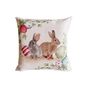 Наволочка Прованс гобеленова декоративна Пара зайців з писанками Веснянка 45х45 см (034264) - зменшене зображення 1