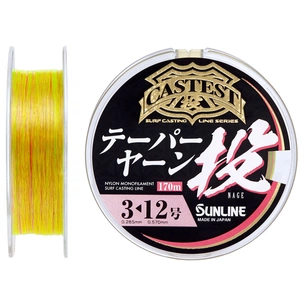 Волосінь Sunline Castest Tapered 170m конусна 0.330-0.570mm 8.0kg (1658.10.56) изображение 1