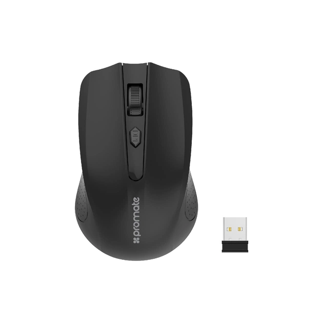 Мишка Promate Clix-8 Wireless Black (clix-8.black) - зображення 1