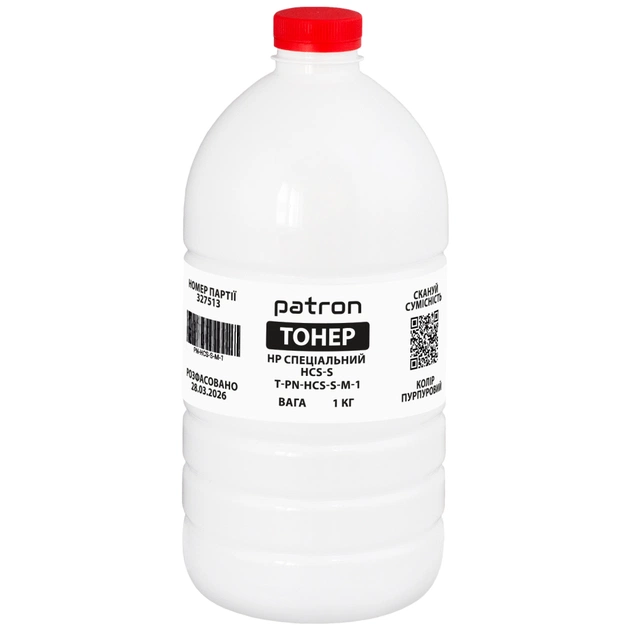 Тонер HP CLJ Pro 4203/4303/Canon 069/MF1333C, Special 1kg, Magenta Patron (PN-HCS-S-M-1) - зображення 1