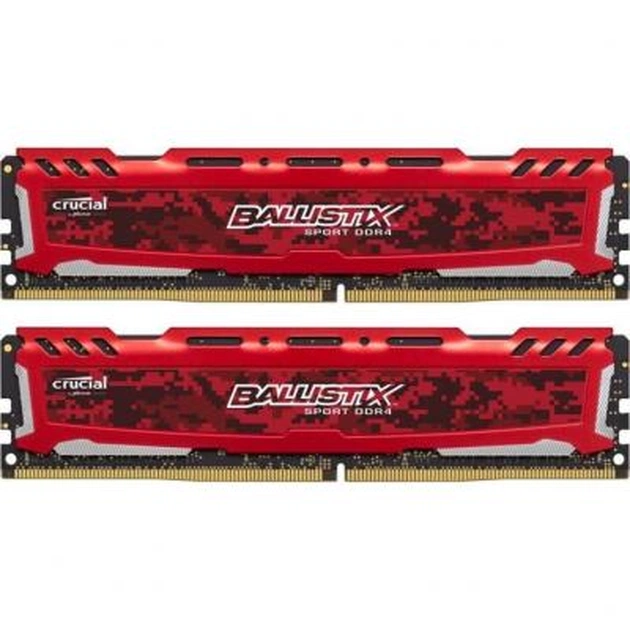 Модуль пам'яті для комп'ютера DDR4 32GB (2x16GB) 2666 MHz Ballistix Sport LT Micron (BLS2C16G4D26BFSE) - зображення 1