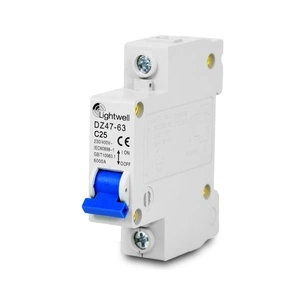 Автоматичний вимикач Lightwell MCB 1P 25A зображення 1