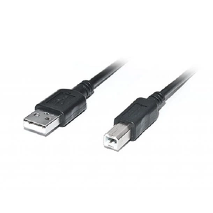 Кабель для принтера USB 2.0 AM/BM 2.0m Pro black REAL-EL (EL123500026) зображення 1