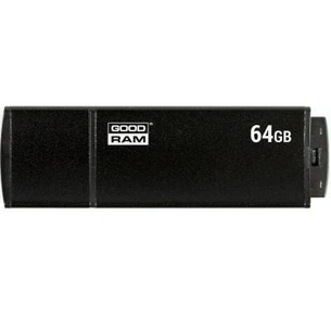 USB флеш накопичувач Goodram 64GB UEG3 Edge Black USB 3.0 (UEG3-0640K0R11) зображення 1