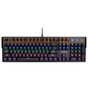 Клавіатура Vinga KBGM160 LED Outemu Blue USB Black (KBGM160 Black) - зменшене зображення 1