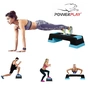Степ-платформа PowerPlay 3 рівні Чорно-блакитна (PP_4329_(3)_Black/Blue) - зменшене зображення 6